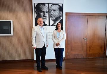 Başkan Çerçioğlu'na İncirliova Belediye Başkanı Aytekin Kaya'dan Ziyaret
