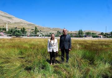 Başkan Vekili Özdemir Feslikan Er Meydanı'nı inceledi