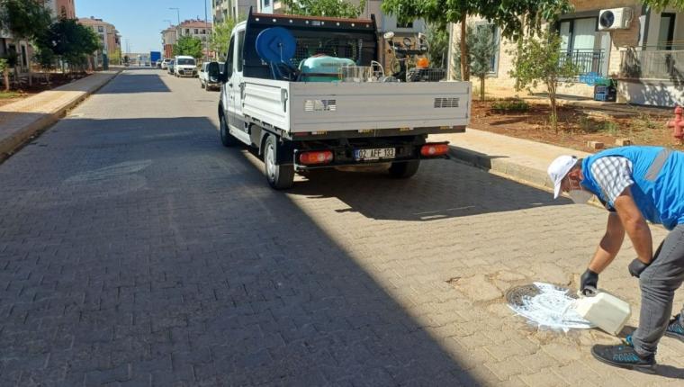Adıyaman Belediyesi’nden TOKİ Konutlarında koruyucu larva mücadelesi