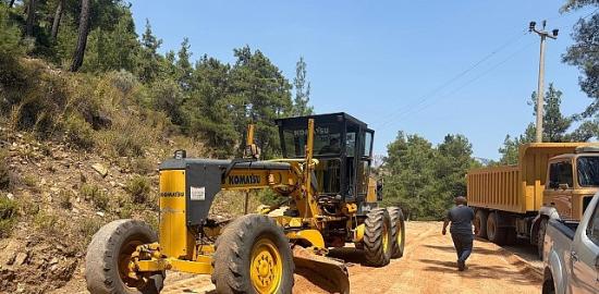 Yayla Kuzdere'de asfalt çalışması başladı