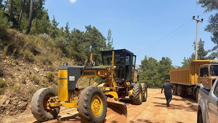 Yayla Kuzdere'de asfalt çalışması başladı