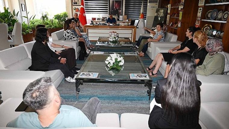 Öğretmenlerden Başkan Topaloğlu'na ziyaret