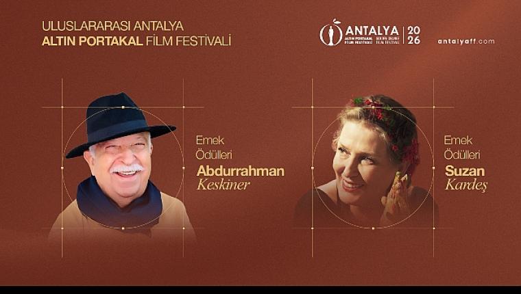 Altın Portakal'da Sinema Emek Ödülleri Abdurrahman Keskiner ve Suzan Kardeş'e Verilecek!