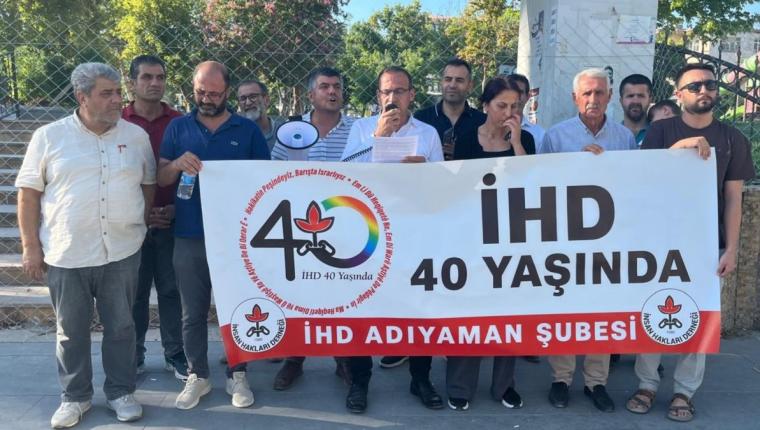 İHD Adıyaman’da 40’ıncı yılını kutladı: ‘Hakikatin peşindeyiz, barışta ısrarlıyız’