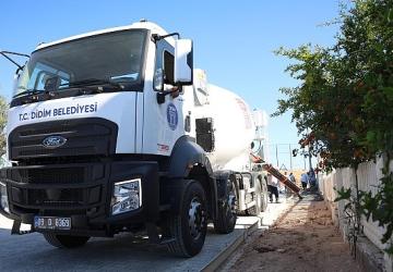 Didim Belediyesi'nin Yeni Beton Mikseri Görev Başında