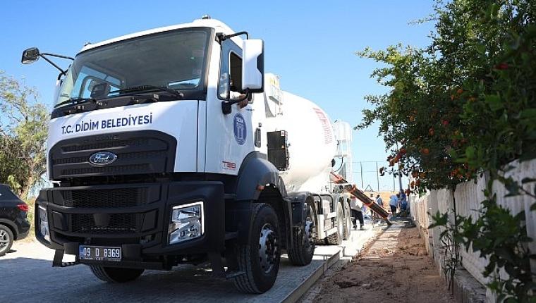 Didim Belediyesi'nin Yeni Beton Mikseri Görev Başında