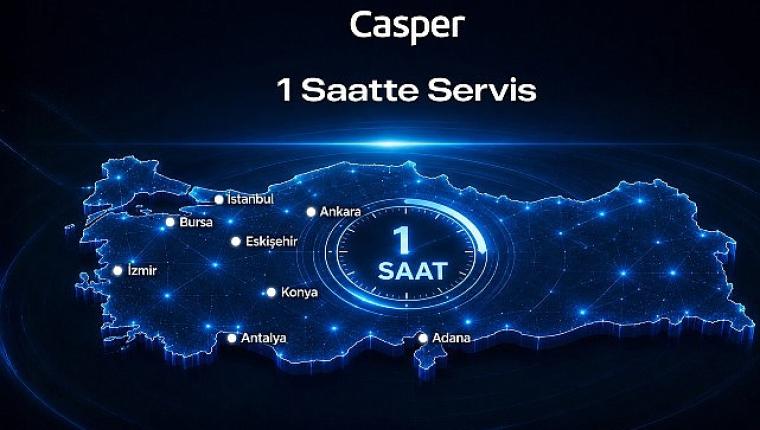 Casper, 11 Yıldır Sürdürdüğü "1 Saatte Servis" Hizmetiyle Türkiye'de Satış Sonrası Hizmetlerde Fark Yaratıyor