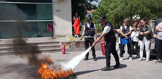 Keçiören Belediyesi Personeline "Afet Farkındalık ve Yangınla Mücadele Eğitimi"