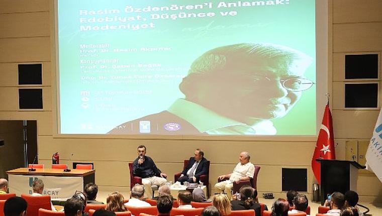 İzmir Bakırçay Üniversitesinde Rasim Özdenören Vefatının Yıl Dönümünde Anıldı