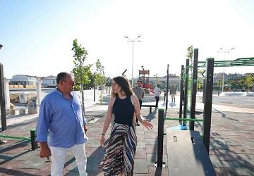 Başkan Lâl Denizli, park ve bahçeler çalışmalarını yerinde inceledi