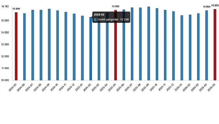 Ücretli Çalışan İstatistikleri, Mayıs 2026