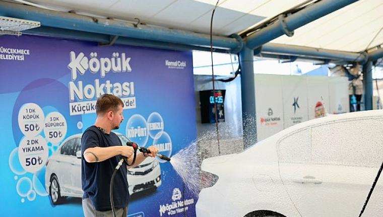 Küçükçekmece Belediyesi'nden Araç Sahiplerine Ekonomik ve Pratik Hizmet: Köpük Noktası