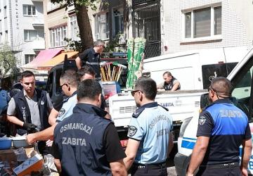 Osmangazi Belediyesi Kaldırım İşgallerine Fırsat Vermiyor