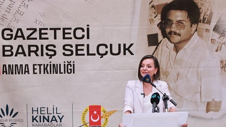 Karabağlar 'da Gazeteci Barış Selçuk saygıyla anıldı