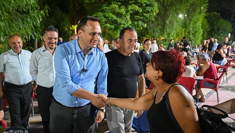 Başkan Eşki'den Çamdibi çıkarması: "Halkımızın içinde, Bornova'nın hizmetindeyiz"
