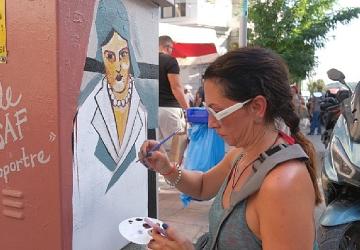 Ayvalık, açık hava sanat galerisine dönüşüyor