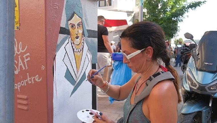 Ayvalık, açık hava sanat galerisine dönüşüyor