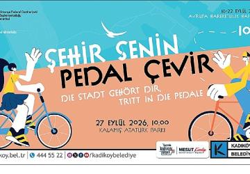 Kadıköy'de “Şehir Senin, Pedal Çevir" etkinliği