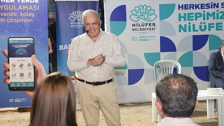 “Şadi Başkan'la Akşam Çayı" buluşması Fethiye Mahallesi'nde düzenlendi