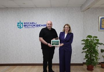 Gürcistan Kutaisi heyetinden Büyükşehir'e ziyaret