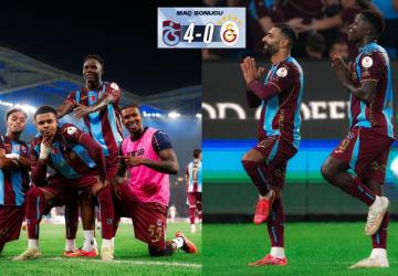Trabzonspor’dan Galatasaray’a dört gol: Salah üç golle yıldızlaştı