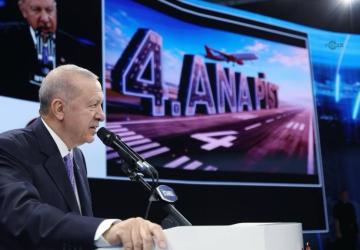 İstanbul Havalimanı’nın 4. ana pisti açıldı: Erdoğan’dan ‘Eser ve vizyon yarışacak’ mesajı