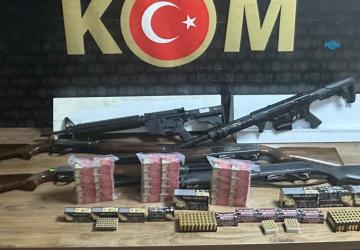 Silah kaçakçılığı operasyonu: 6 tüfek ve 1600 fişek ele geçirildi