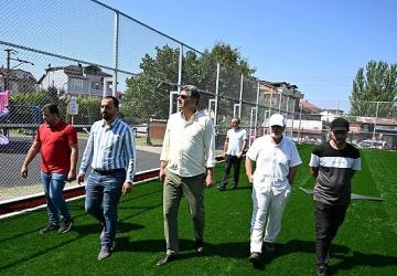 Başkan Kocaman Çalışmaları Yerinde İnceledi