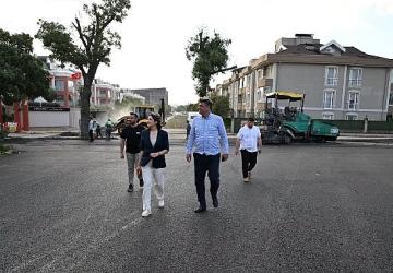 Kartepe'de Asfalt Çalışmaları Devam Ediyor