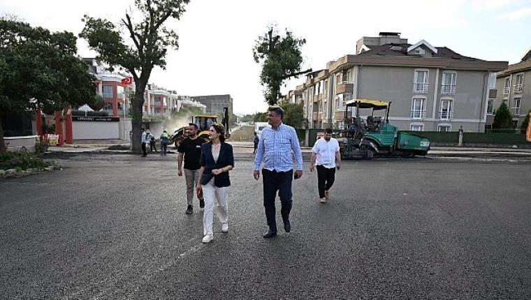 Kartepe'de Asfalt Çalışmaları Devam Ediyor