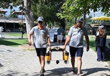 Kemer koylarında “Çöp Kapar" ile temizlik çalışmaları başladı