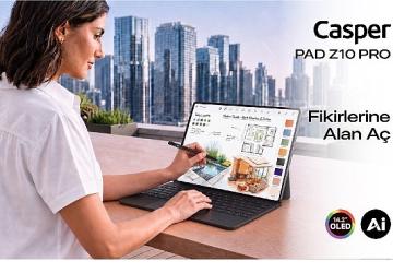 Casper PAD Z10 Pro: Tablet Kadar Mobil, Laptop Kadar Üretken