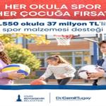 İzmir Büyükşehir Belediyesi'nden okullara 37 milyon TL'lik spor malzemesi desteği