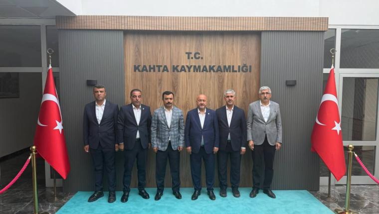 AK Parti Heyetinden Kahta Kaymakamı Soysal’a ziyaret