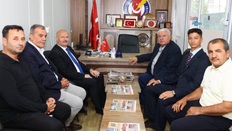Vali Abdullah Küçük, GAP Gazeteciler Birliği’ni ziyaret etti