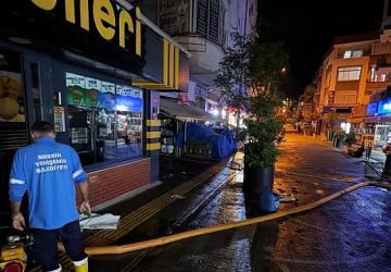 Yenişehir Belediyesi'nden su baskınlarına jet müdahale