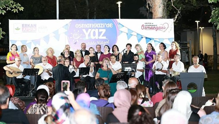 Osmangazi'nin Mahalle Şenliğinde Koro Coşkusu