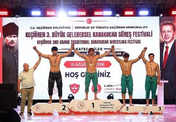 Keçiören'de Karakucak Güreşi coşkusu yaşandı, pehlivanlar ödüllerine kavuştu