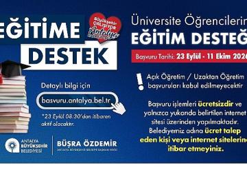 Büyükşehir Belediyesi eğitime verdiği desteği sürdürüyor