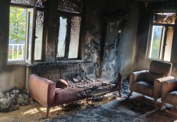 Adıyaman’da iki katlı binada yangın paniği​‌ - Videolu Haber
