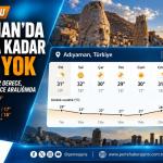 Adıyaman’da hava serinliyor: Gece sıcaklığı 16 dereceye kadar düşecek