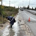 Büyükşehir'den sağanak sonrası yoğun çalışma