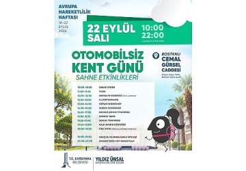 Bostanlı'da otomobilsiz gün!
