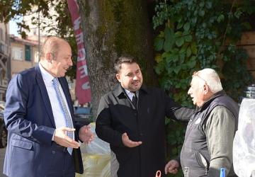 Başkan Çırpanoğlu ve Kaymakam Yılmaz İlçe Esnafını Ziyaret Etti