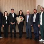 Başkan Çerçioğlu'na Nazilli Lokantacılar ve Kasaplar Odası Başkanı Arslan'dan ziyaret