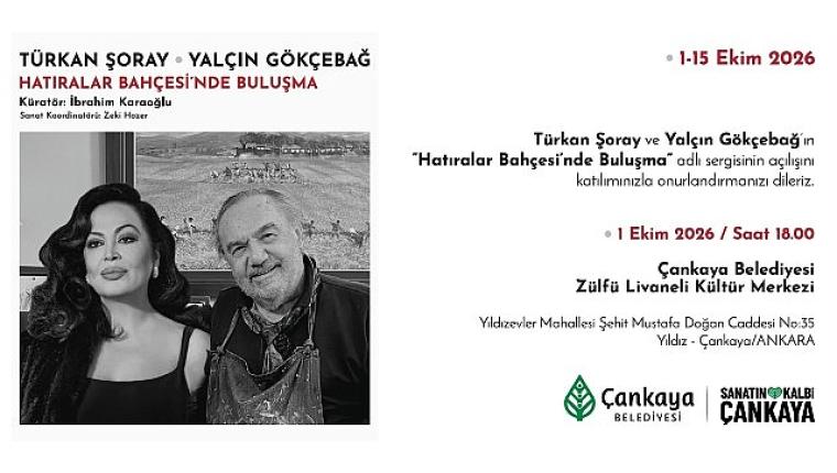 Türkan Şoray “Hatıralar Bahçesinde Buluşma" Sergisi ile Çankaya'da