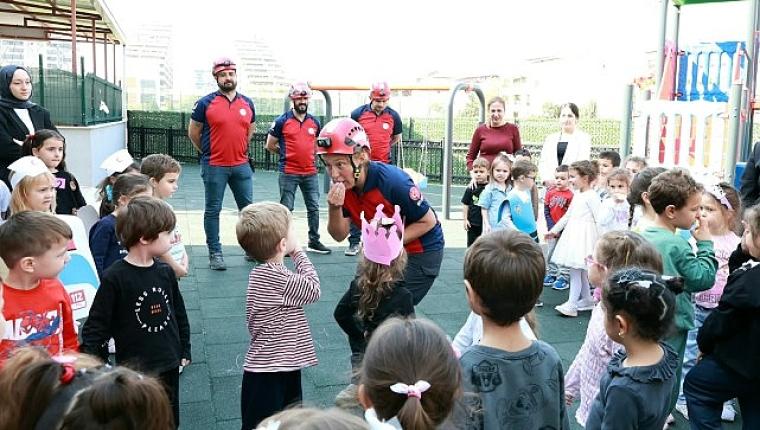 Osmangazi'de Kreş Öğrencileri Afetlere Karşı Bilinçlendirildi