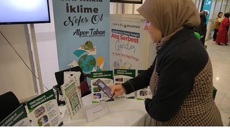 İnegöl Belediyesi'nden Sıfır Atık Etkinliğinde Örnek Uygulama