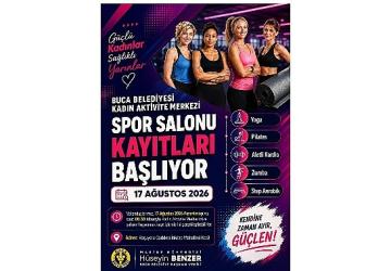 Buca Belediyesi Kadın Aktivite Merkezi'nde yeni dönem spor kayıtları başladı