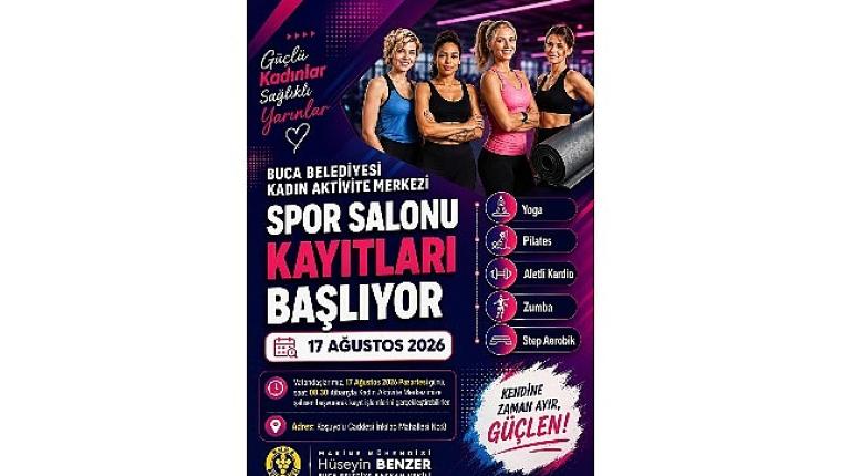 Buca Belediyesi Kadın Aktivite Merkezi'nde yeni dönem spor kayıtları başladı